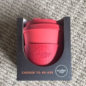 Red Ecoffee Cup Reusable Coffee Cup